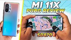 Xiaomi Mi 11x Pubg Test With FPS Meter (Redmi K40)😍 SD870 ka Jalwa 🔥