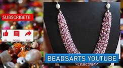5 DIY Cómo hacer 11 collares fáciles en minutos/bisutería fácil #5 perlas y mostacillas.