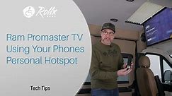 Using the smart tv promaster