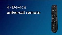SRP4121M/27: Philips 4-Device Remote Control - Overview