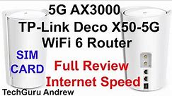 TP-Link Deco X50-5G AX3000 Whole Home Mesh Wi-Fi 6