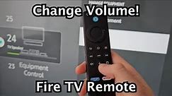 Amazon Fire TV Stick - How to Control TV Volume with Remote