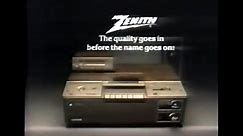Vintage Zenith Video Recorder Commercial (1977)