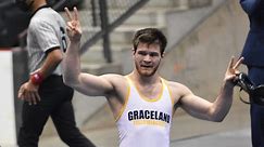Graceland's Brennan Swafford, a two-time NAIA wrestling champ, announces transfer to Iowa