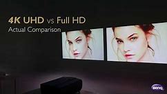 Actual comparison 4K UHD vs Full HD Resolution