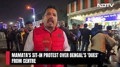 Mamata Banerjee, Protesting In Kolkata Over Bengal's Dues, Takes On BJP, Congress