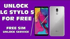Unlock LG Stylo 5 Sim Unlock LG Stylo 5 Cricket, T-Mobile, Metropcs By Device Unlock