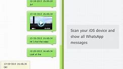 How to recover deleted,lost WhatsApp messages from iPhone 5s/5C/4S/4