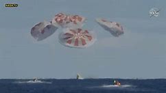 Splashdown! SpaceX's Crew Dragon capsule returns to Earth