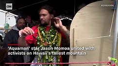 Jason Momoa joins Hawaii telescope protests