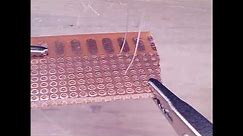 Soldering Basics - Soldering Resistors to a PCB