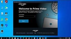 How to install prime video app on laptop