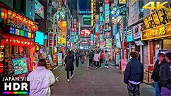Shinjuku night walk in Tokyo, Japan • 4K HDR