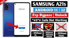 Samsung Galaxy A21s Frp Bypass / Google Account unlock | Without Pc | Android 11/12 || 2022