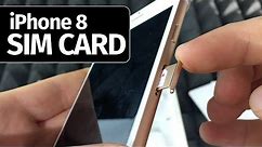How to insert sim card in iPhone 8 64gb Gold