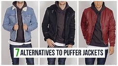 7 Best Casual Jackets and Coats for Men | Puffer Jacket Alternatives | Shearling, Trench, Etc.