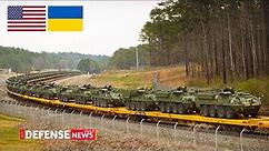500 Stryker Fighting Vehicles arrive at Ukrainian Border and to be Deployed to Battlefield