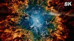 Floating through a Colorful Nebula [8K]