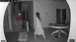 Real ghost attack CCTV footage of brutality on woman who slept without husband #trending #viral