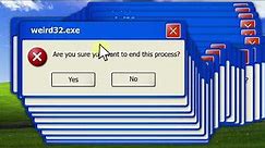Why Did Windows XP Crashes Create Weird Trails?