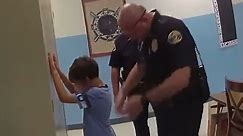 Police officers from Florida seen arresting 8-year-old boy