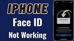 How to fix iPhone face id not working after screen replacement