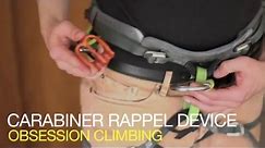 Climbing tips: Making a rappel device out of carabiners (BINER BRAKE)