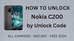 How To Unlock Nokia C200 FREE by Unlock Code Generator