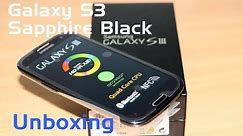 Samsung Galaxy S3 Sapphire Black Unboxing