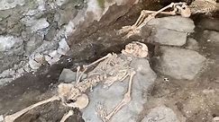Italy: Three skeletons dating back to 79 AD discovered at new excavation site in Pompeii | World News | Sky News