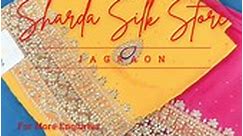 Designer original hand work suit at best price . ✅ Original products no replicas ✅ Available only at Sharda Silk Store Jagraon 📞 Contact Number: 085570 16000 | Sharda Silk Store Jagraon