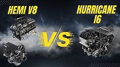 5.7L & 6.4L Hemi V8 vs. The New 3.0L Inline-Six Cylinder Hurricane – Full Engine Comparison!