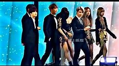 BTS AND BLACKPINK TOGETHER/GDA 2019/WITH DIFFERENT ANGLES