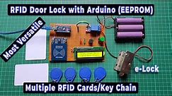 Securing Your Home with Arduino: RFID Door Lock with Multiple Cards & EEPROM Memory