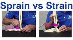 Sprain vs Strain: Understanding the Key Differences