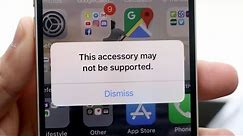 How To FIX iPhone Accessory May Not Be Supported! (2021)
