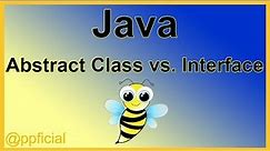 Java Abstract Class VS. Interface - Example Using Both and an Explanation - APPFICIAL