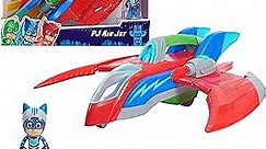 PJ Masks PJ Air Jet Playset Includes Catboy, Airplane and Spaceship Toys for 3 Year Olds