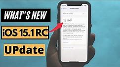 iOS 15.1 RC Update on iPhone XR !