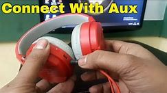 how to connect bluetooth headphones to pc with aux cable