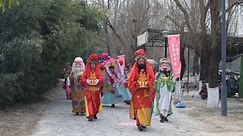 Folk Artists Perform In Xi'an, China