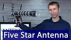Five Star Amplified Outdoor HD TV Antenna with Rotator Review