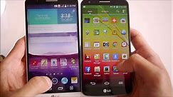 First look  LG G3 vs LG G2