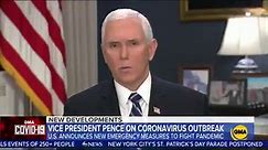 VP Pence details new travel restrictions as COVID-19 cases surge in U.S.