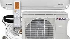 Pioneer Air Conditioner WYS018G-20 Wall Mount Ductless Inverter+ Mini Split Heat Pump, 18000 BTU-208/230V