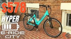 Hyper E-Ride City Step-Thru Commuter eBike | 36v 250 watt hub motor Electric Bike from Walmart
