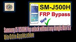 Samsung J5 (J500h) Frp unlock done 100% via Odin | TECH City