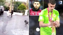 World Cup Winner Emiliano Martinez Shows Off His New £20,000 Guard Dog used by the US Navy Seals