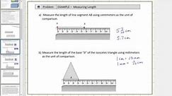 Determine Lengths in Centimeters, Millimeters, and Inches