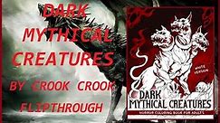 (18+ ONLY) Dark Mythical Creatures Horror Colouring Book By Crook Crook FLIPTHROUGH